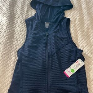 Navy Hooded Vest